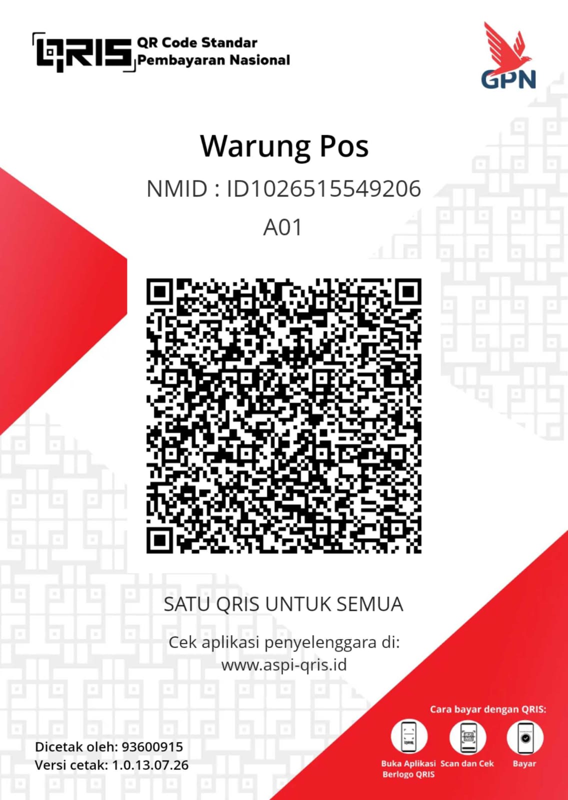 QRIS Warung Pos